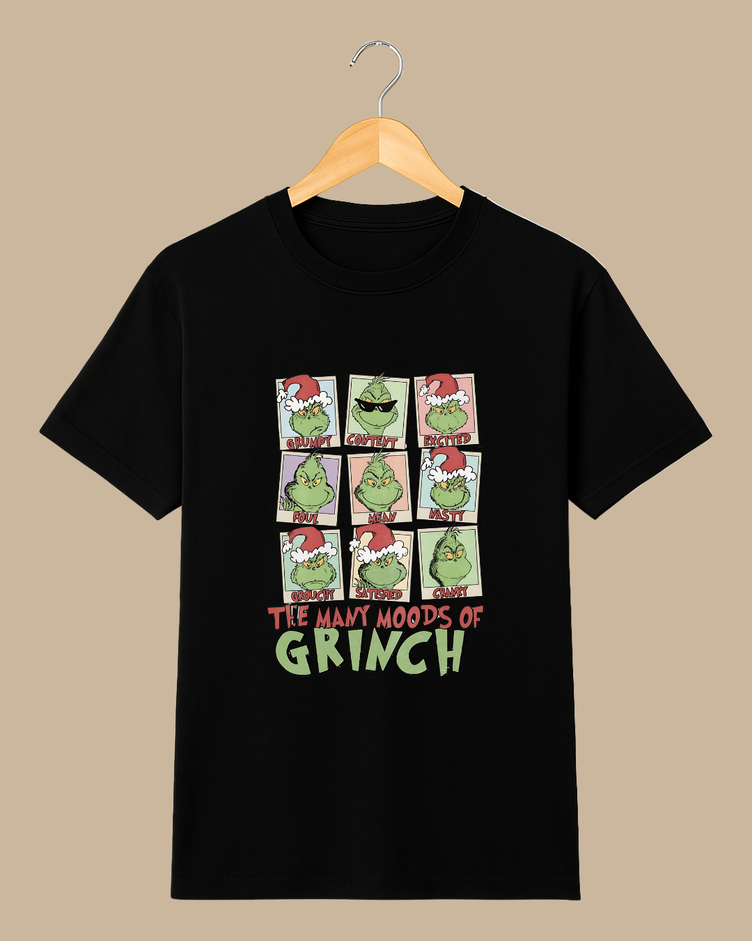 Playera Team Grinch – Humor Navideño Unisex