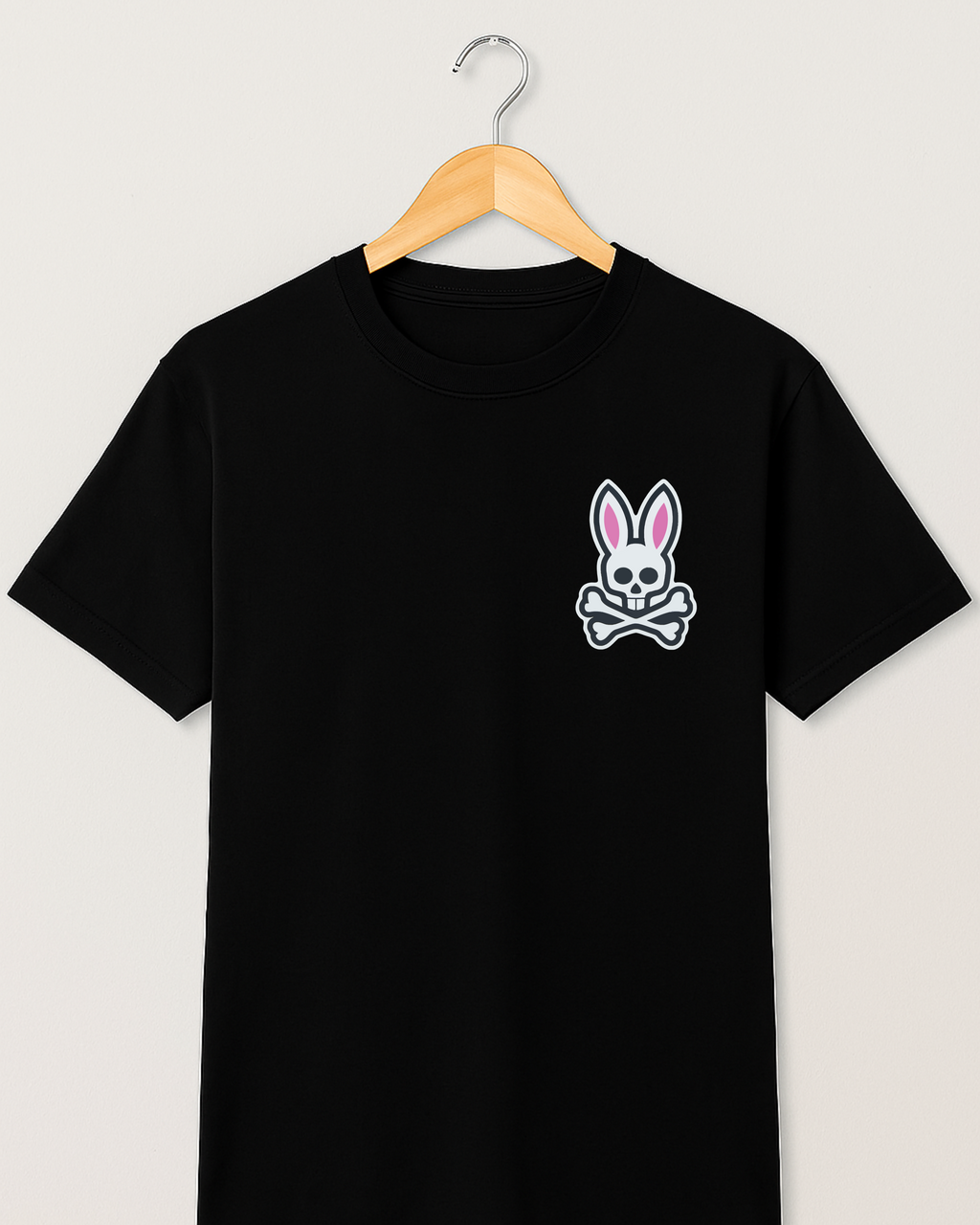 Playera Bunny Skull – Conejo Pirata | Cute & Rebel Unisex