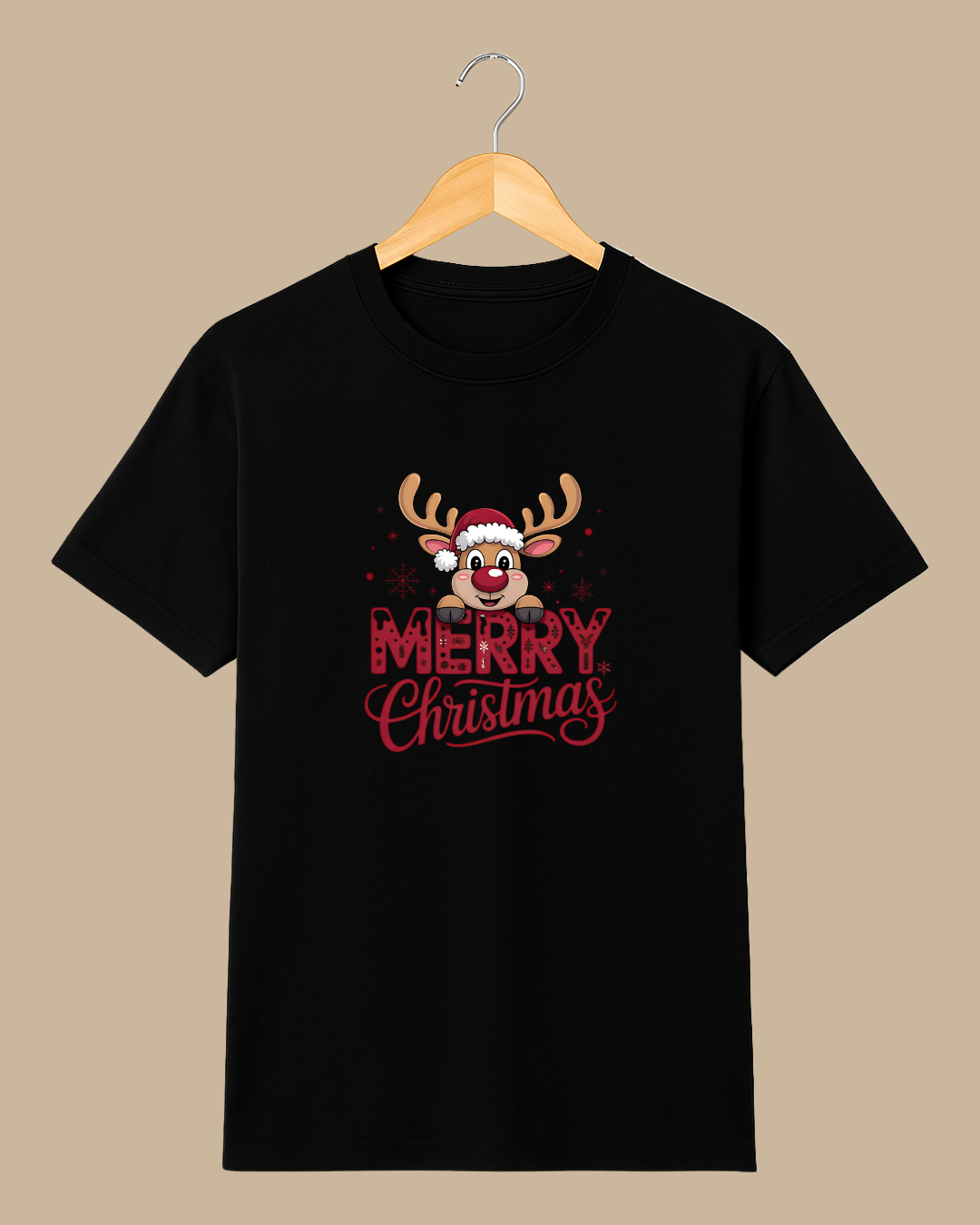 Playera Merry Christmas – Edición Reno Festivo Unisex