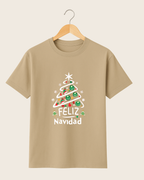Playera Feliz Navidad – Edición Árbol Festivo Unisex