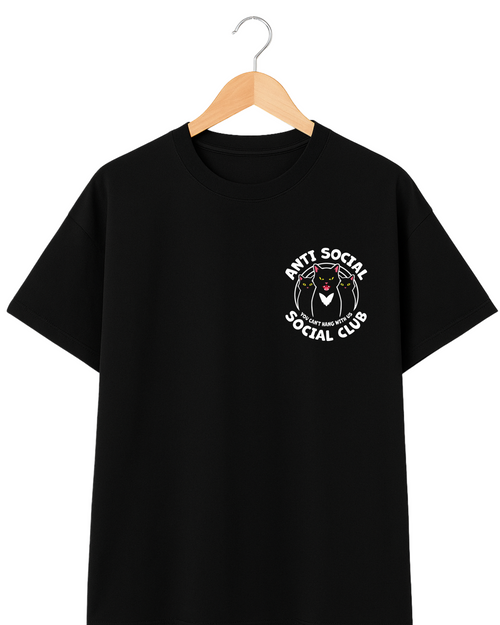 Anti Social Cat Club –  Gato Rebelde Over size