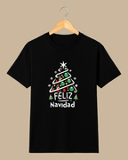 Playera Feliz Navidad – Edición Árbol Festivo Unisex