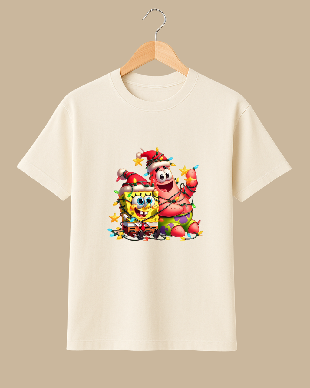 Playera Amigos Navideños – Edición Caricatura Festiva Unisex