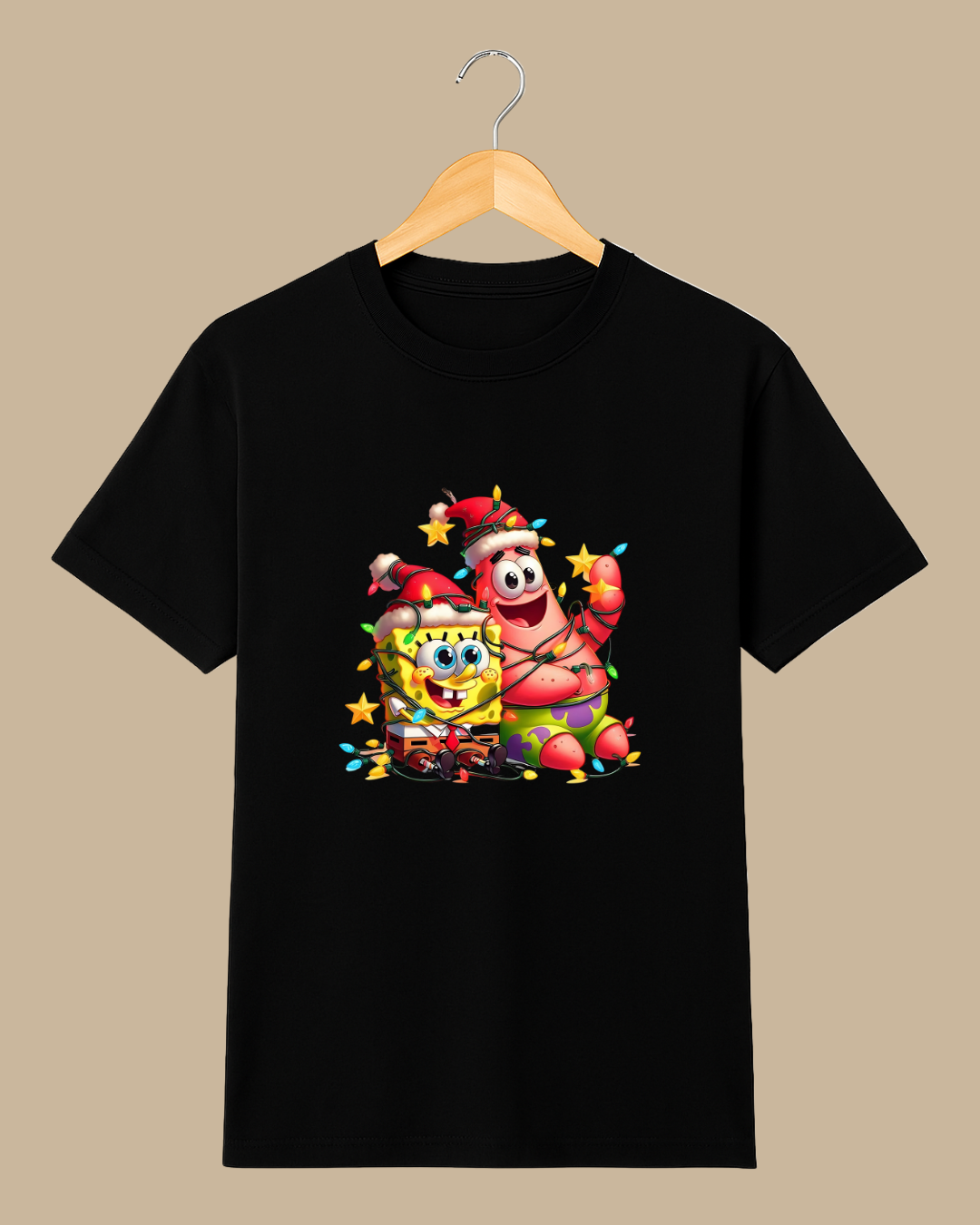 Playera Amigos Navideños – Edición Caricatura Festiva Unisex