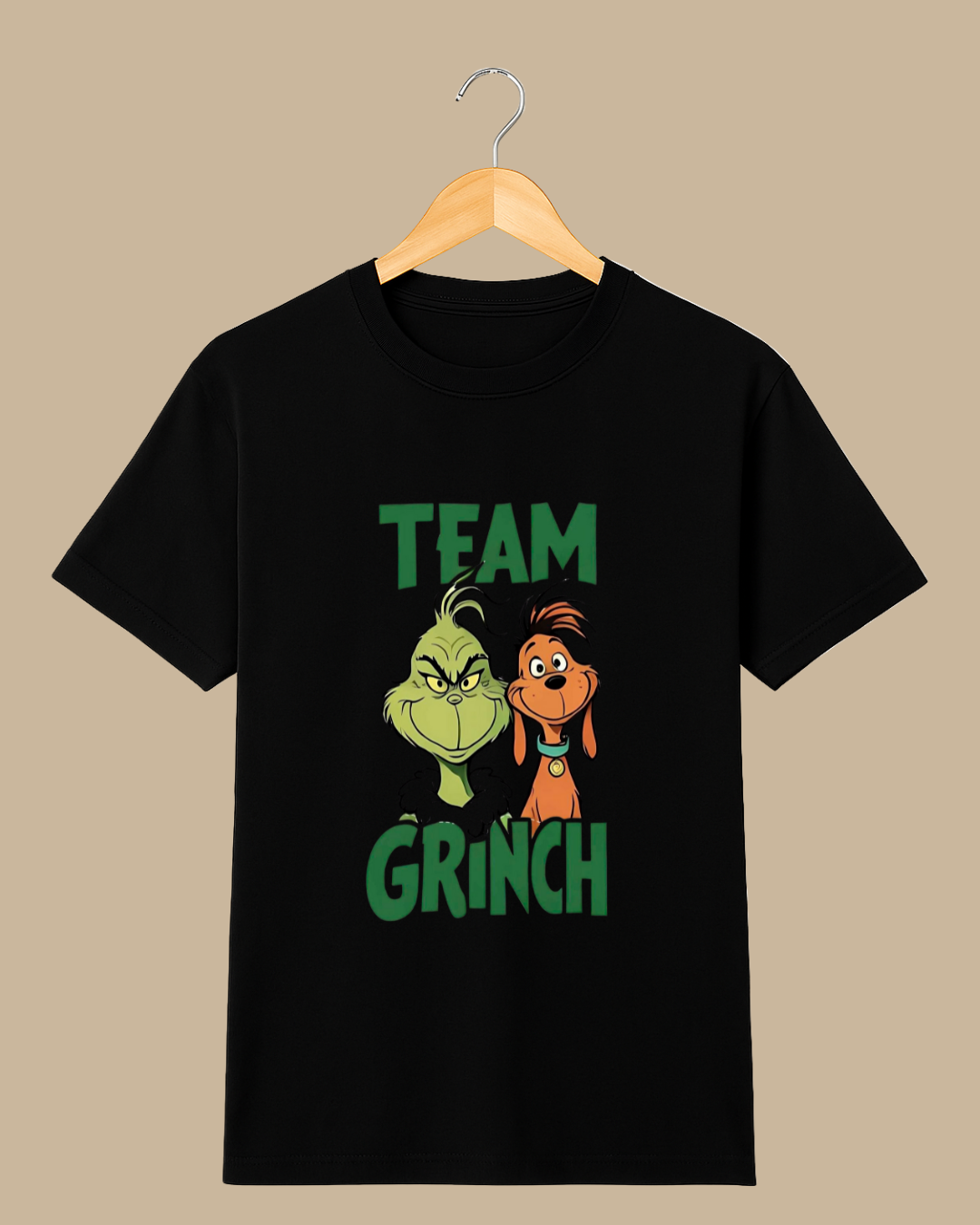 Playera Team Grinch – Humor Navideño Unisex