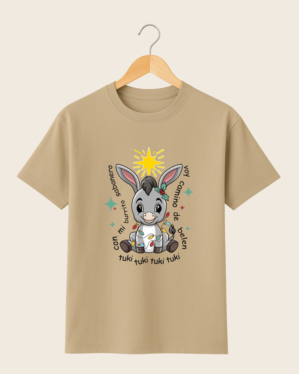 Playera Burrito Sabanero – Espíritu Navideño Unisex