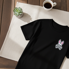 Playera Bunny Skull – Conejo Pirata | Cute & Rebel Unisex