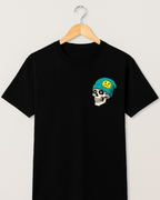 Playera Calavera Chévere – Diseño Cool con Gorro | Street & Minimal Unisex