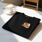 Playera CapiCeo – Capibara Godín con Café | Humor de Oficina Unisex