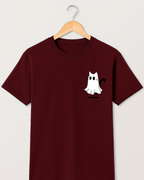 Playera Ghost Cat – Gato Fantasma | Cute & Spooky Unisex