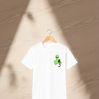 Playera Alién & Cat – Extraterrestre con Gato | Diseño Minimalista Unisex