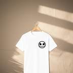 Playera Jack Smile – Calavera Sonriente | Estilo Gótico Minimalista
