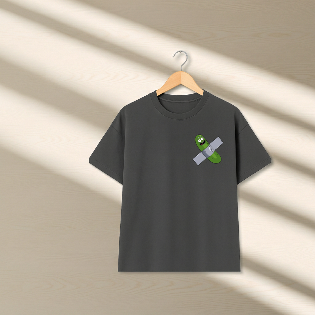 Playera Oversize Pepinillo Épico – Humor Geek y Cultura Pop